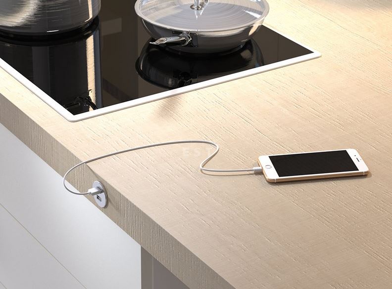 ASA 06029Z00033 Nabíjecí HUB vestavný VERSAPICK, 1xUSB 5V (typ A+C), ⌀42mm, kulatý, kov, nerez ASA 06029Z00033 Nabíjecí HUB vestavný VERSAPICK, 1xUSB 5V (typ A+C), ⌀42mm, kulatý, kov, nerez